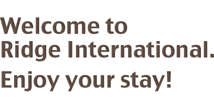 Hello!Nice to meet you!!Welcome to Ridge International.